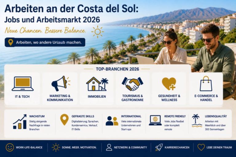 Arbeiten an der Costa del Sol: Jobs und Arbeitsmarkt 2026