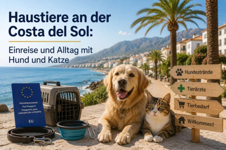 Haustiere an der Costa del Sol: Einreise und Alltag mit Hund und Katze