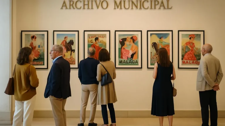 Ausstellung zur Geschichte der Feria de Málaga und ihrer Werbung