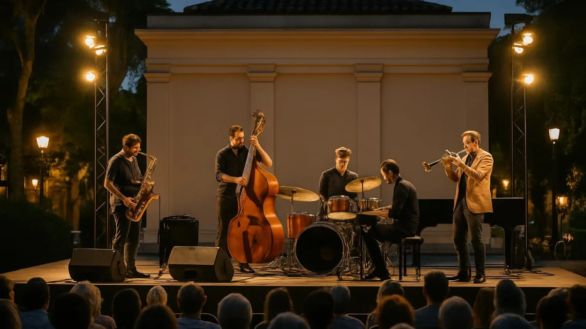 QUINTETO XXI. Jazz-Konzert im Recinto Eduardo Ocón