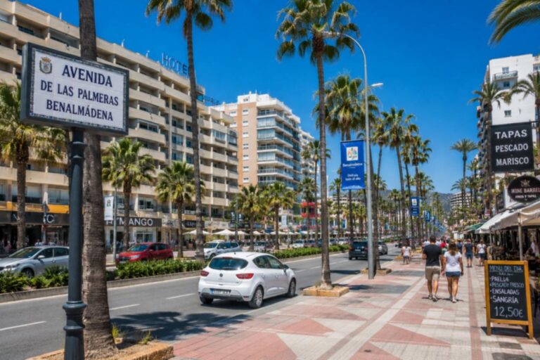 Verkehrsänderungen auf Avenida Antonio Machado in Benalmádena wegen Bauarbeiten