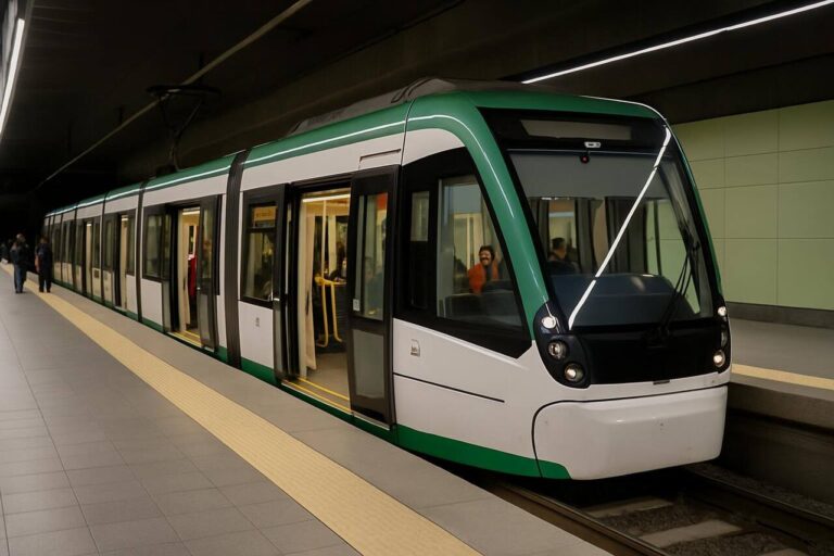 Malaga Metro fährt an der Feria-Nacht bis 2:30 Uhr nachts