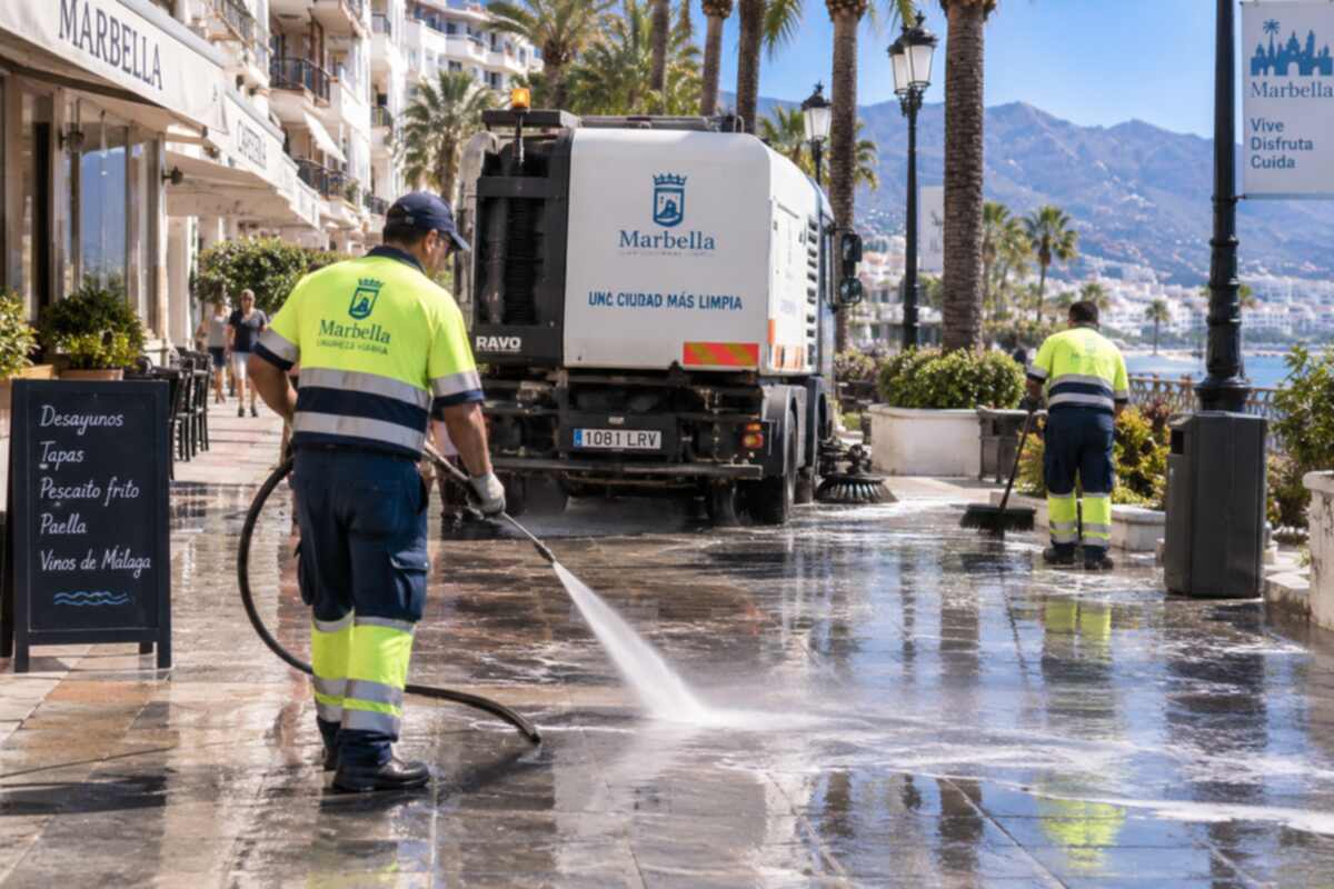 Mijas verhängt Millionenstrafe gegen FCC wegen Vertragsverstößen bei Müllabfuhr und Straßenreinigung